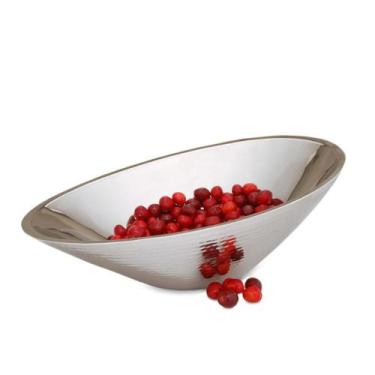 Imagem de Saladeira Oval Inox 34x26x10 cm  Diplomat