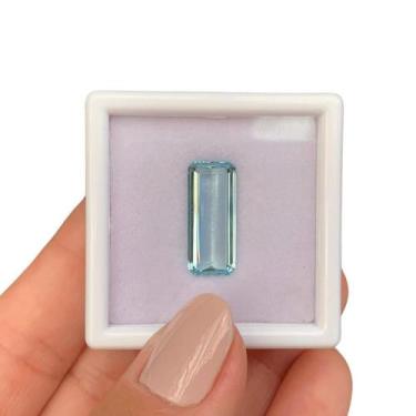 Imagem de Água Marinha Azul Baguete 5,63ct - ENE2ESE
