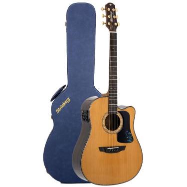 Imagem de Violão Strinberg DD6SC RT N Natural Brilhoso Linha Diamon De Aço C/ Ca