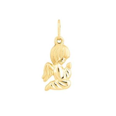 Imagem de Pingente Ouro 18k Anjo Ajoelhado G - 750 Net Oz