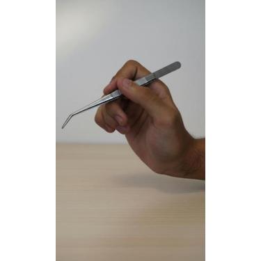 Imagem de Pinça Culinária Inox Profissional Precisão Detalhe - Congratulations S