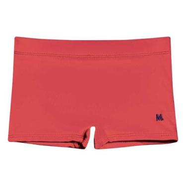 Imagem de Sunga Praia Boxer Mash Infantil Proteção UV50+ 310.07, Vermelho medio,