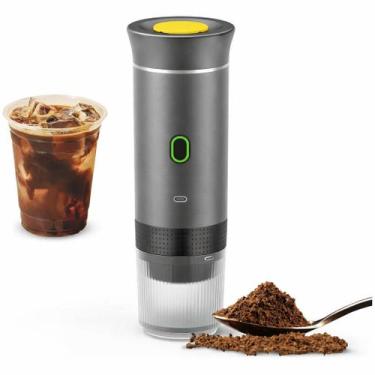 Imagem de Máquina de Café Expresso Portátil Recarregável 3 em 1  Funciona no Car