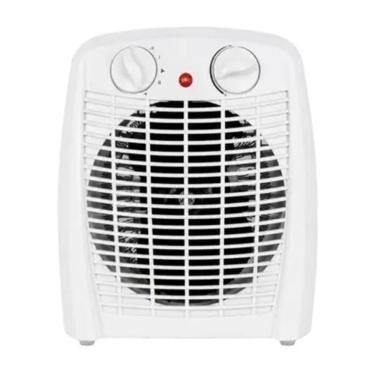 Imagem de Aquecedor Elétrico AQ100 1800W 2 Níveis de Aquecimento Ambientes Até 20m2 Branco Kian 220V