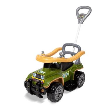 Imagem de Carrinho de Passeio Infantil Jip com Empurrador Controle Total para Adultos Anel de Proteção Verde Maral