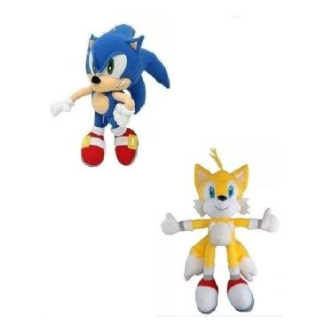 Pelúcia Tails Turma Do Sonic Grande 20cm Boneco Game em Promoção é no  Buscapé