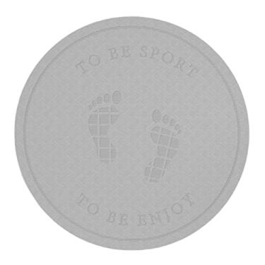 Imagem de Deevoka Wandteppich de exercício TPE Anti-rasgo Esportes 6mm Espessura de Absorção de Choque Pisos Proteção Wandteppich de corda de fitness Wandteppich de para, cinza