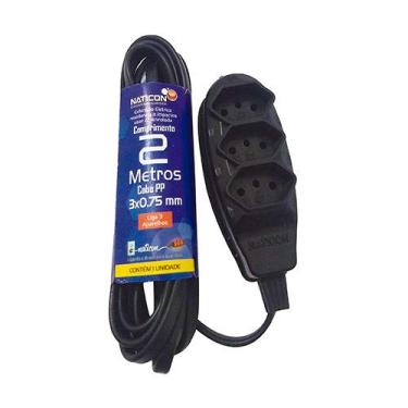 Imagem de EXT NATICON PP 0,75 02MT 2P+T10A PT