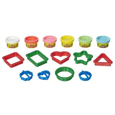 Imagem de Conjunto De Massinha Play Doh - Moldes De Formas Geometricas HASBRO