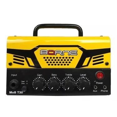Imagem de Mini Amplificador Borne Mob T30 Amarelo Bivolt