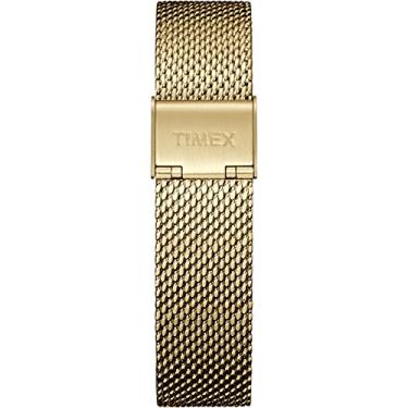Imagem de Timex TW7C07700 Pulseira de aço inoxidável de 18 mm dourada de duas peças