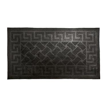 Imagem de Capacho De Borracha 33X60 Ecco-5, Edantex, Preto, 40X60Cm