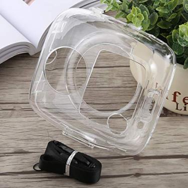 Imagem de Protective Crystal Shell Case with Strap for FUJIFILM for instax SQUARE SQ10 (Transparent)