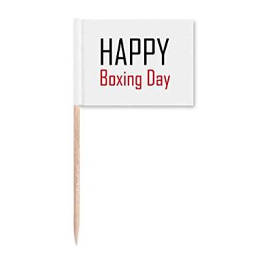 Imagem de Marcadores de palito de dente Celebrate Boxing Day Blessing Topper Decoração de festa