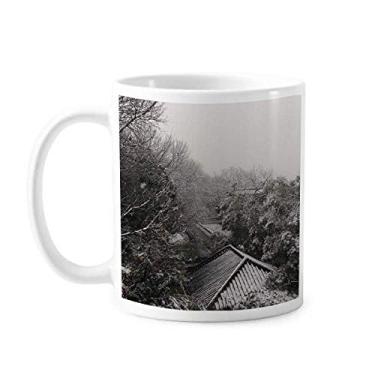Imagem de Caneca de cerâmica para fotografia de beirais da Snowscene Eaves