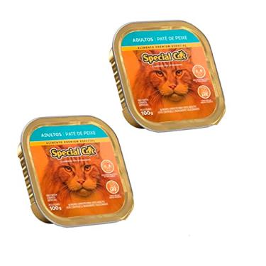 Imagem de Kit 20 Rações Special Cat Patê Gatos Adultos Peixe 100g