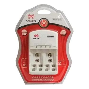 Imagem de Carregador De Pilhas AA e AAA e Bateria 9v Bivolt Automatico Sem Pilha