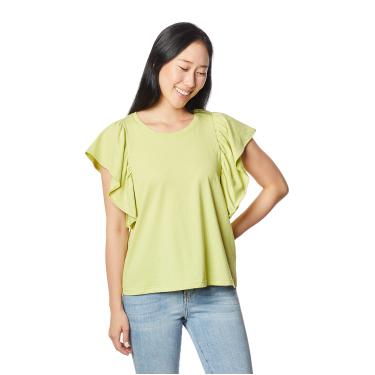 Imagem de Blusa manga curta, Feminina, Hering, verde medio, P