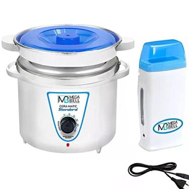 Imagem de Kit Panela Termocera Megabell 900G Com Refil + Aparelho Aquecedor De Ceraroll On