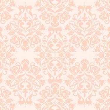 Imagem de Papel de Parede Arabesco Rosê Gold 57x270cm