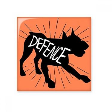 Imagem de Decalque brilhante de azulejo de cerâmica natural com desenho de burro preto