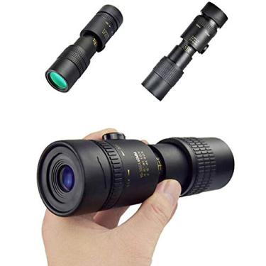 Imagem de 4k 10-300x40mm supertelefoto zoom monocular telescópio, alta definição BAK4 lente prisma telescópio monocular projeto, com suporte de telefone e tripé, para viagens, observação de aves , Assistindo jogo, ao ar livre