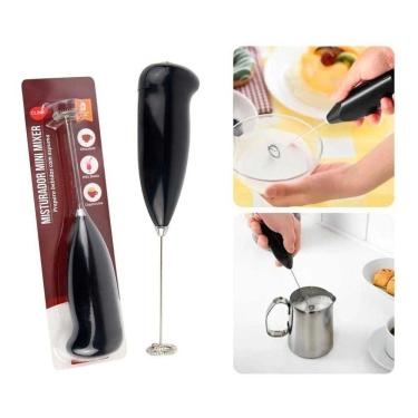 Imagem de Mini Mixer Elétrico Metal Misturador Shaker Café Chá Bebidas