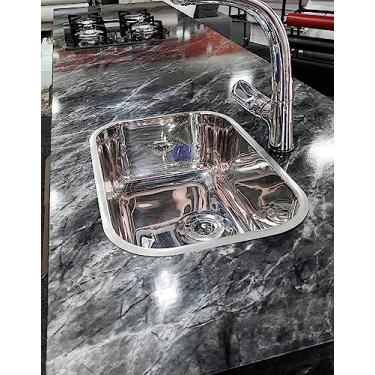 Imagem de Adesivo para Pia Mármore Silver Black Impermeável
