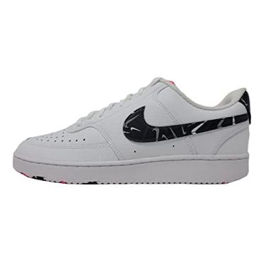 Imagem de Nike Tênis feminino Court Vision Low, Branco multicolorido Hyperpink, 42