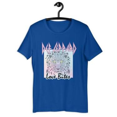 Imagem de Camiseta Blusa Feminina - Onça Def Leppard Rock - Amazing