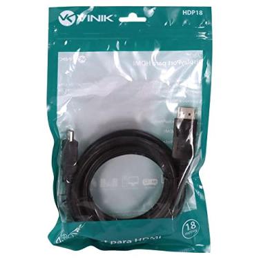 Imagem de CABO DISPLAYPORT PARA HDMI 1.4V 1.8M HDP18 – VINIK