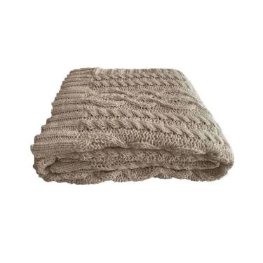 Imagem de Manta Decorativa Rozac Tricot Chenille 1,30x1,50m