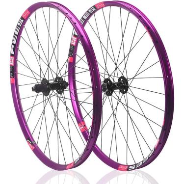 Imagem de Rodado de mountain bike 26 27.5 29 Polegada mtb rodado através do eixo freio a disco 32h aro rodas traseiras dianteiras para 8/9/10/11/12 velocidade cassete, svart, 29''