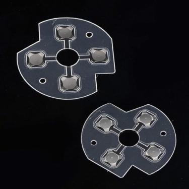 Imagem de 2Pcs Dpad Key Button Metal Patch D Pad Abxy Conductive Film Metal Dome Snap for Xbox One Game Joysticks Xbox One Controller Xbox One Slim Controller