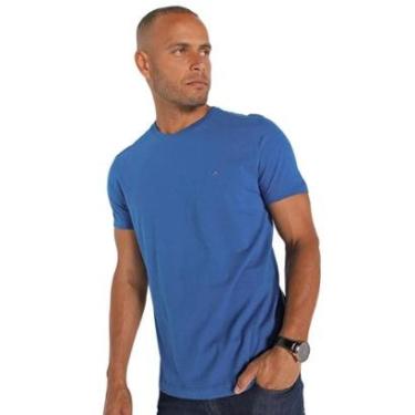 Imagem de Camiseta Aramis Masculina Basic Lisa Azul Royal-Masculino