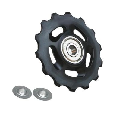 Imagem de YIJU Polia do desviador traseiro, peças sobressalentes da roda jockey, unidade estável confiável, fácil de instalar, roda guia para bicicletas de estrada e , 14T