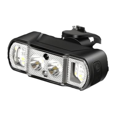 Imagem de Amagogo Luz Dianteira Da Bicicleta Farol Led Luz Da Bicicleta à Prova Dwaterproof água 4 Modos Universal Ciclismo Farol Recarregável para Bicicleta de Estrada