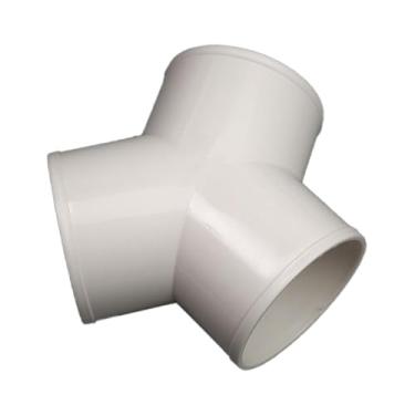 Imagem de Bothyi Conector de acoplamento de tubo de PVC Tee PVC Pipe Fitting Fácil instalação Substitui conector de cotovelo de 3 vias para conexões de tubo de galpão