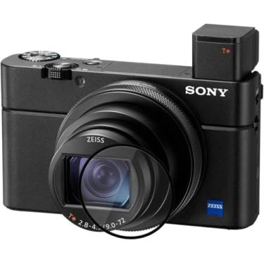 Imagem de MUZIRI KINOKOO Filtro de 37 mm compatível com câmera digital Sony RX100 VI RX100 VII - Filtro de proteção de lente ultrafino de alta clareza para câmera RX100VI VII - à prova d'água e à prova de