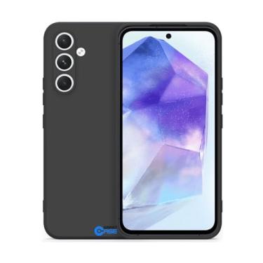 Imagem de Capa Capinha Case Compatível Samsung Galaxy A55 5G Silicone Aveludada Com Proteção De Câmera Anti Impacto