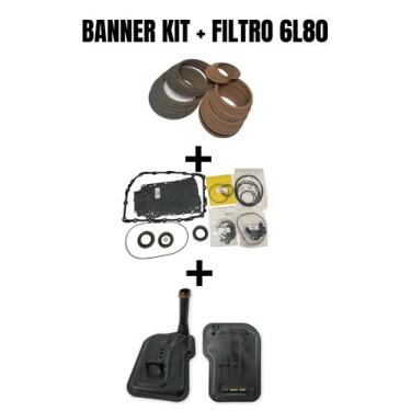 Imagem de Banner kit com filtro do câmbio automático 6l80 - TRANSNATION