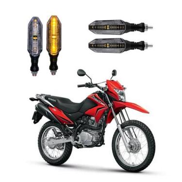 Imagem de Kit 4 Setas Sequenciais Pisca de Led Modelo P26S Honda NXR 150 BROS ES