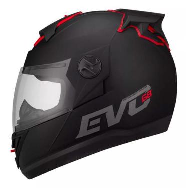 Imagem de Capacete Moto Fechado Evolution G8 EVO Viseira Cristal Inmetro Tamanho