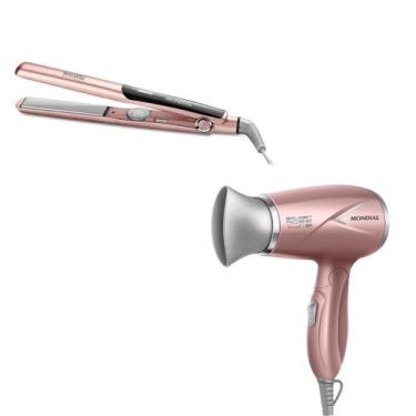 Imagem de Kit Mondial 2 em 1 com Secador Portátil SC-47 e Prancha Chapinha P-20 