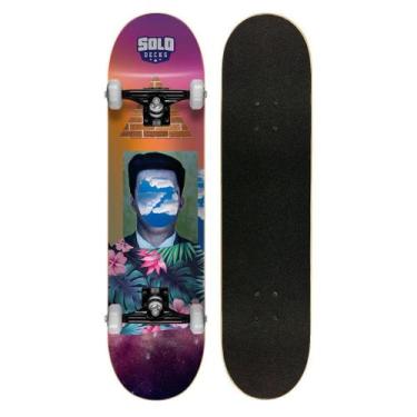 Imagem de Skate Montado Profissional Solo Decks Colagem 2 - Solo Deck'S, 53 mm