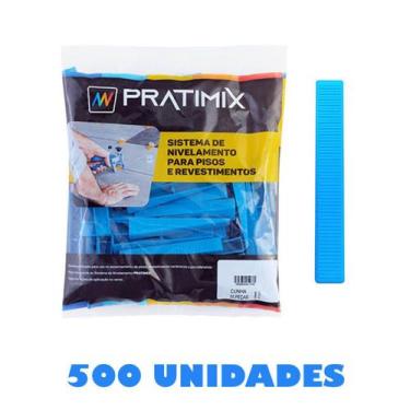 Imagem de 500 Peças de Cunha Para Clip Niveladora de Piso Pacotes - Pratimix