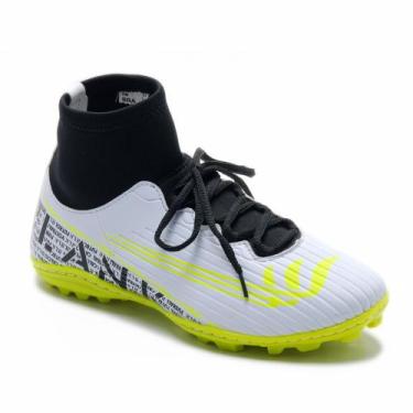 Imagem de Chuteira Society Branca Blank com Solado Costurado, 44