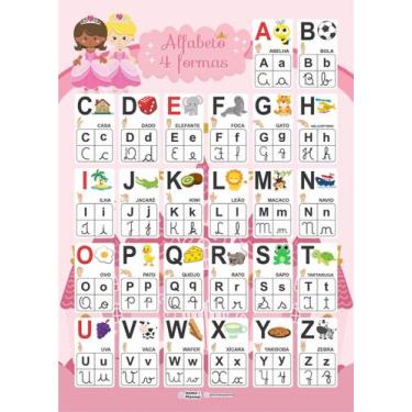 Imagem de Alfabeto 4 Formas - Princesas - Home E Planner