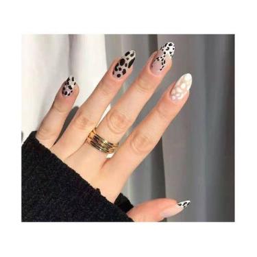 Imagem de Unhas Postiças Padrão Vaca Para As Mãos - RECANTOASTRALSITE