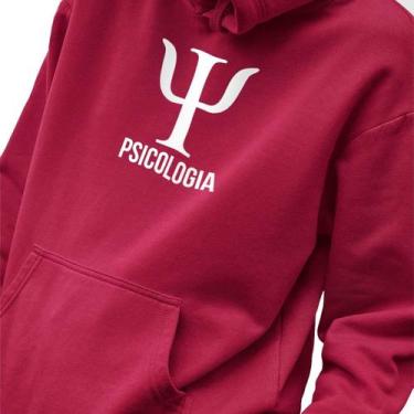 Imagem de Blusa Moletom Masculino Estampado Psicologia Simbolo em Algodão Fio 30